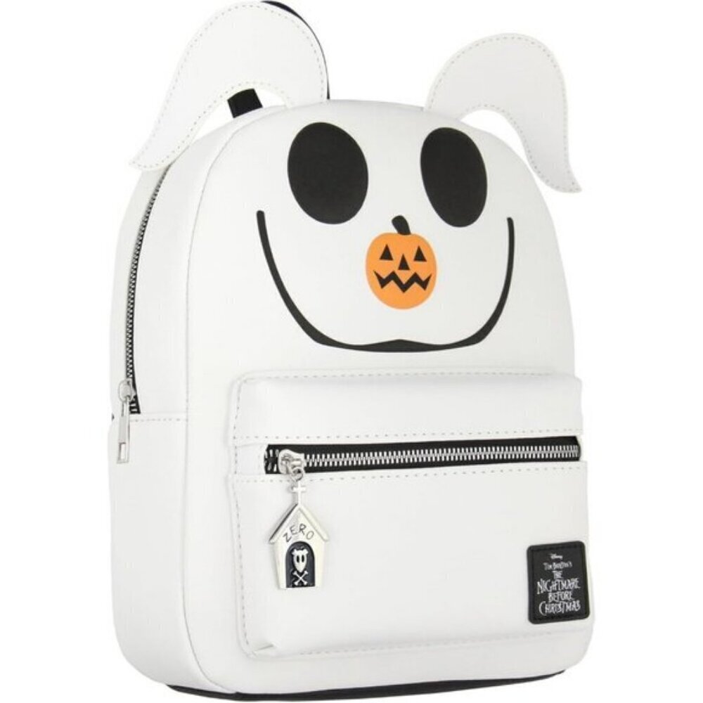 ⚡Disney Nightmare Zero V2 Before Christmas Zero PU Leather Cute Mini Backpack
